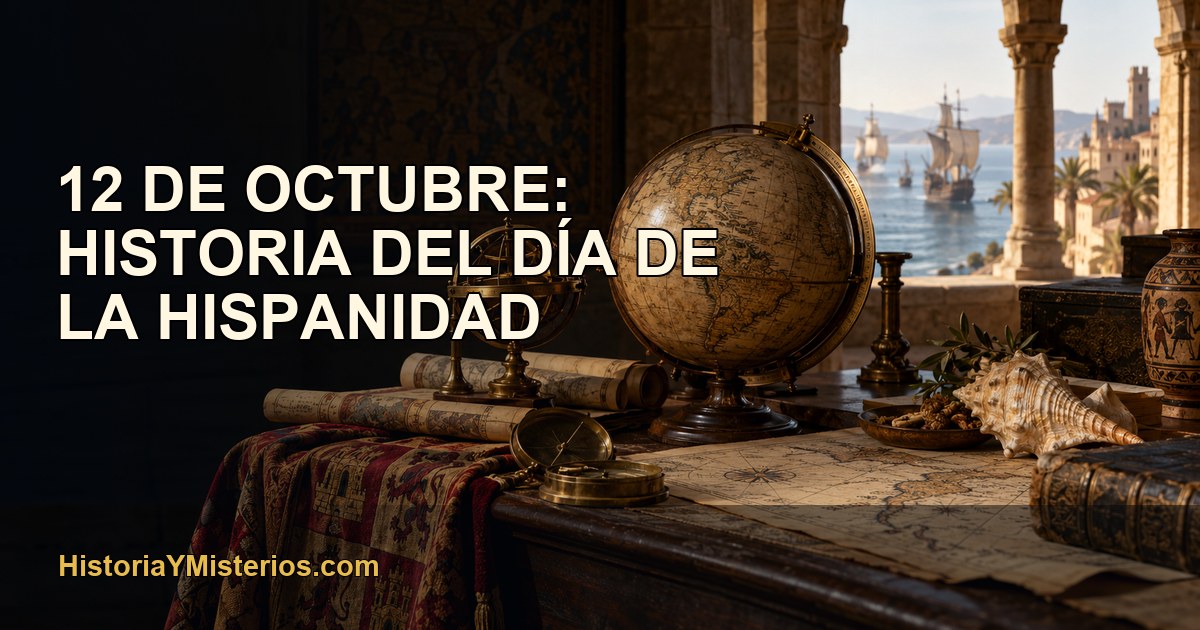 12 de octubre: historia del Día de la Hispanidad — imagen editorial de HistoriaYMisterios.com