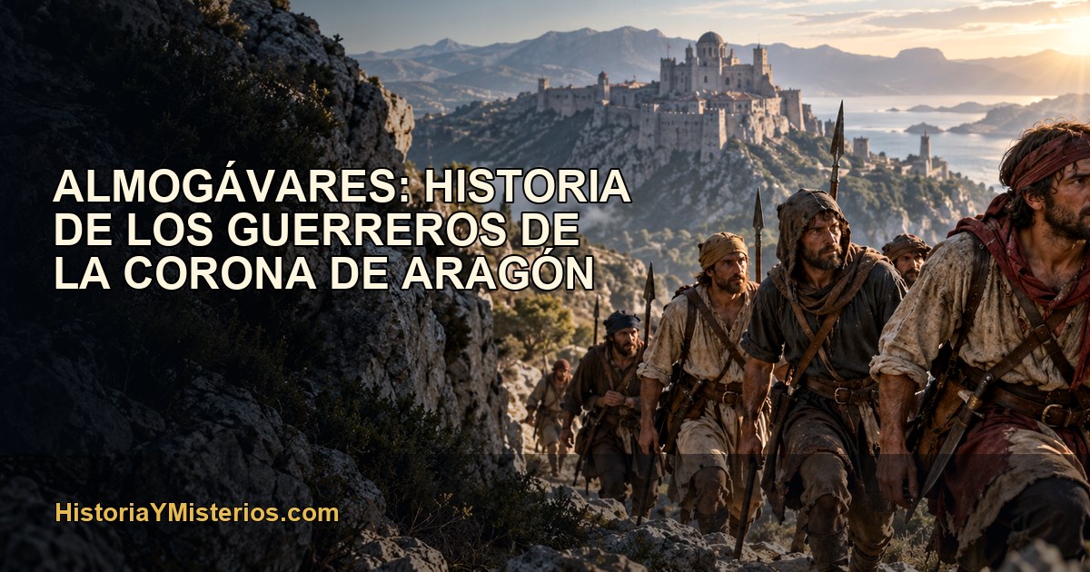 Almogávares de la Corona de Aragón en una campaña medieval