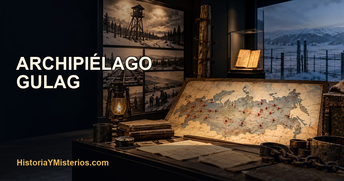 Archipiélago Gulag — imagen editorial de HistoriaYMisterios.com
