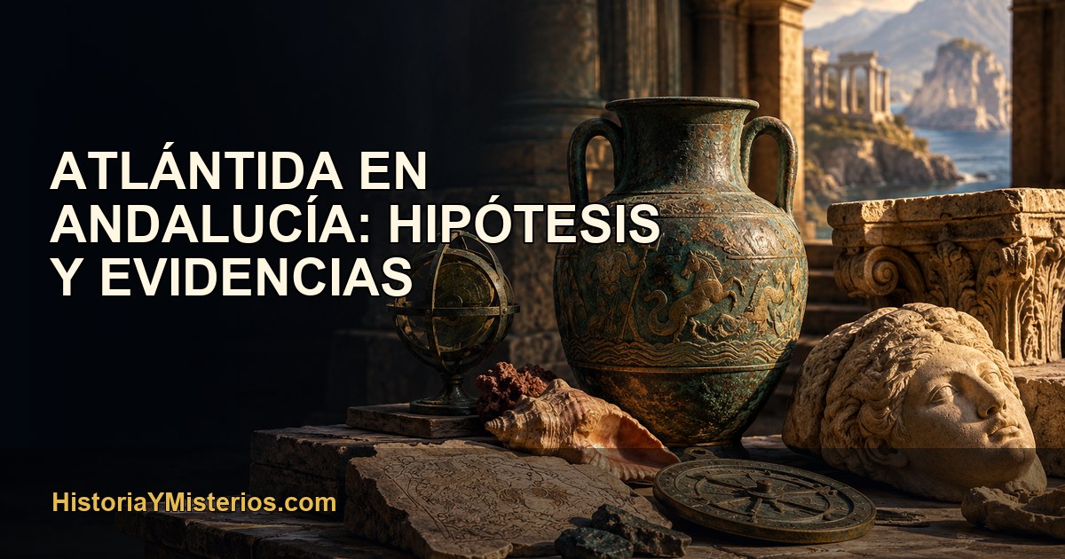 Atlántida en Andalucía: hipótesis y evidencias — imagen editorial de HistoriaYMisterios.com