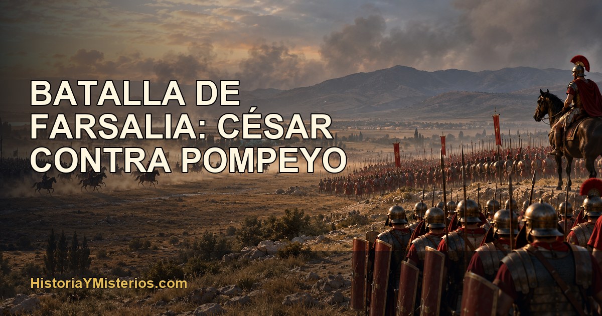Legiones romanas maniobrando en la llanura de Farsalia en 48 antes de Cristo
