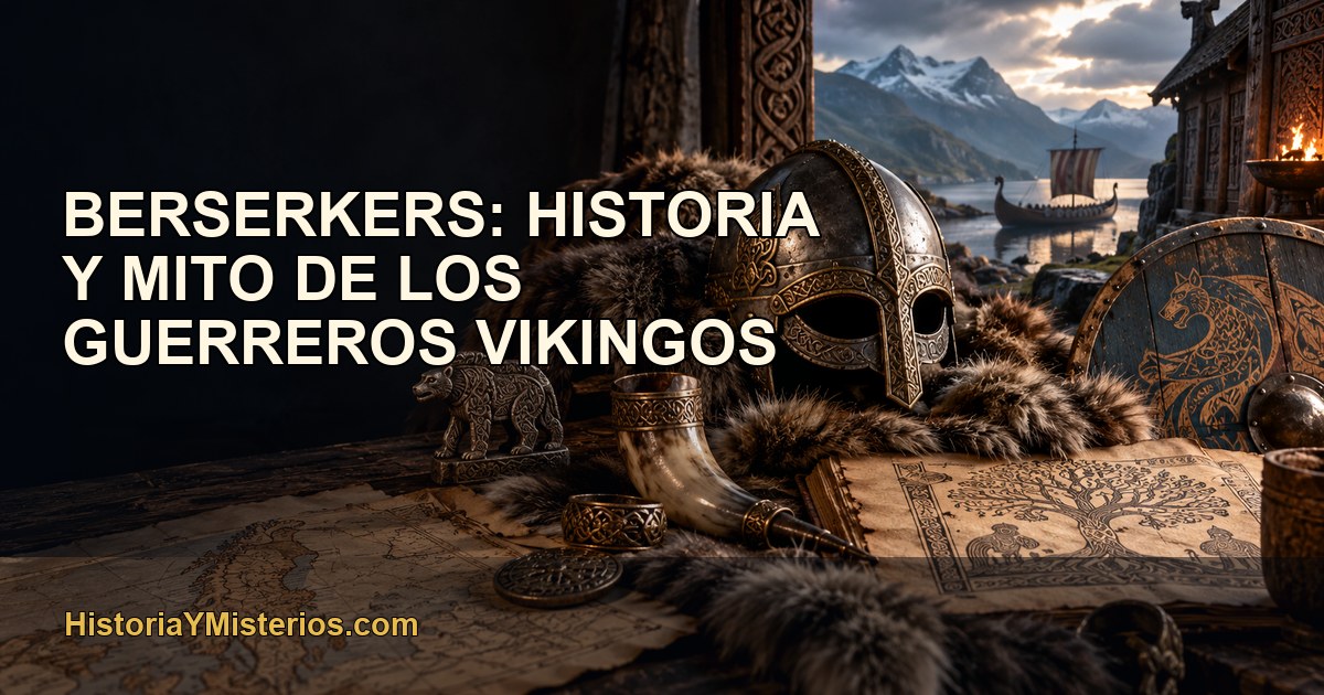 Berserkers: historia y mito de los guerreros vikingos — imagen editorial de HistoriaYMisterios.com
