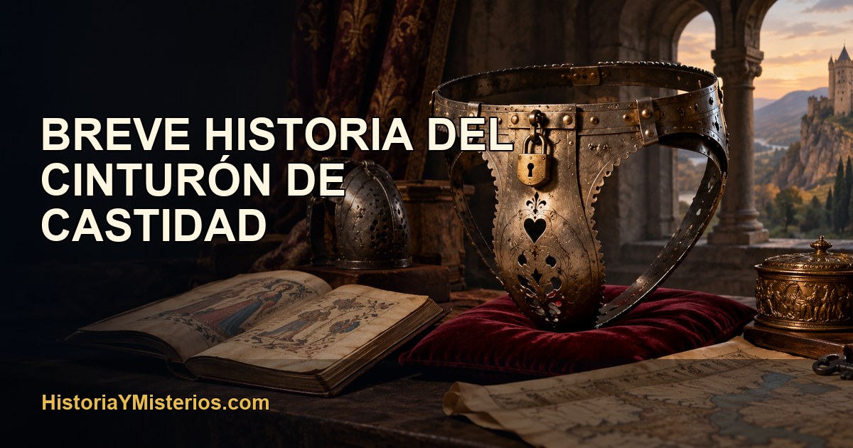 Breve historia del Cinturón de castidad — imagen editorial de HistoriaYMisterios.com