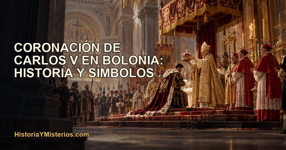 Coronación imperial de Carlos V en Bolonia en 1530