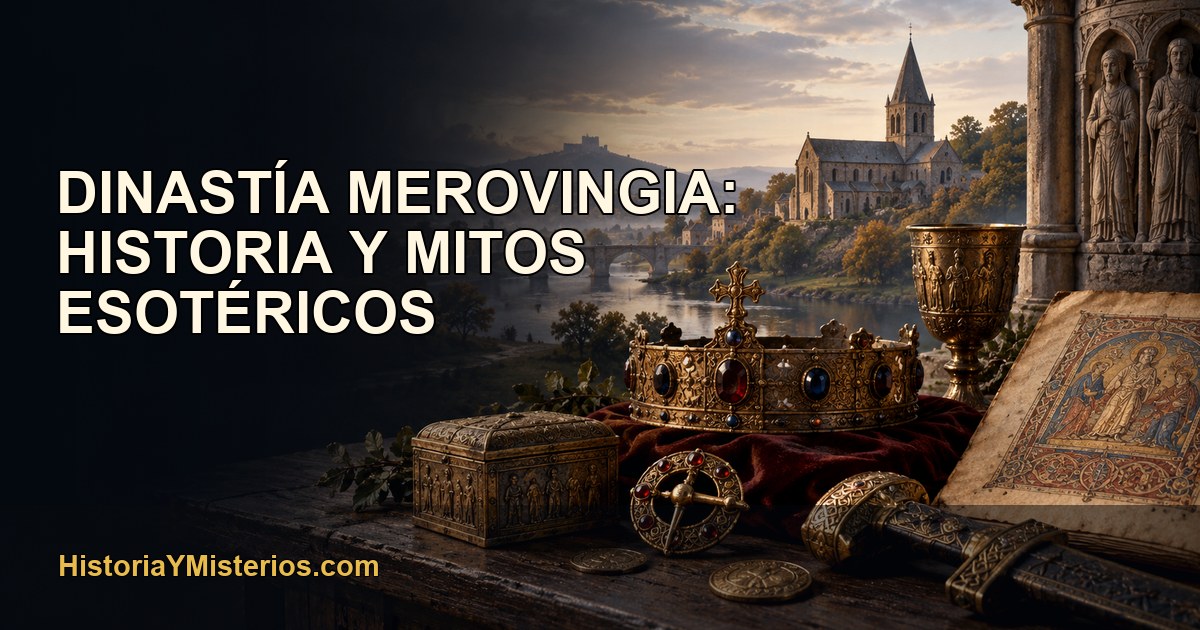 Dinastía merovingia: historia y mitos esotéricos — imagen editorial de HistoriaYMisterios.com
