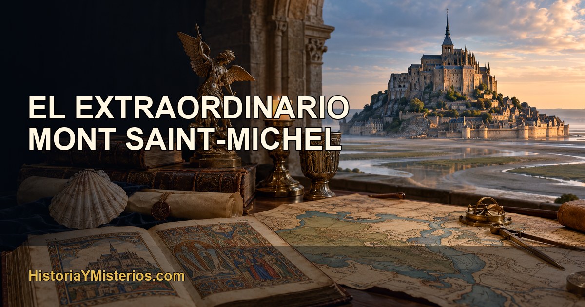 El extraordinario Mont Saint-Michel — imagen editorial de HistoriaYMisterios.com