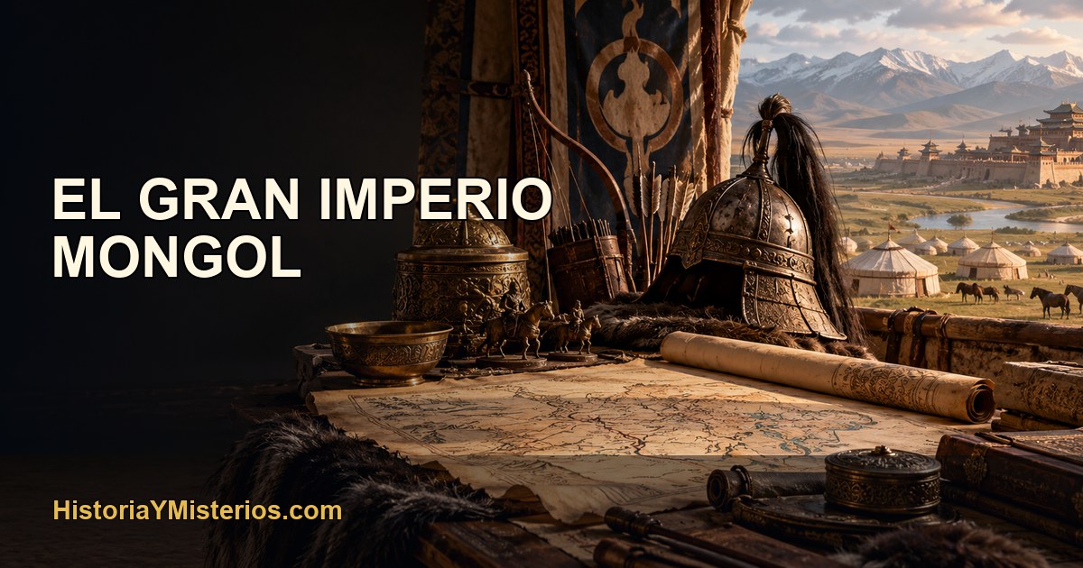 El Gran Imperio Mongol — imagen editorial de HistoriaYMisterios.com