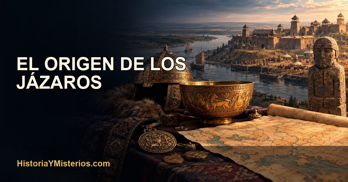 El origen de los jázaros — imagen editorial de HistoriaYMisterios.com