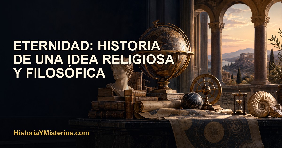 Eternidad: historia de una idea religiosa y filosófica — imagen editorial de HistoriaYMisterios.com