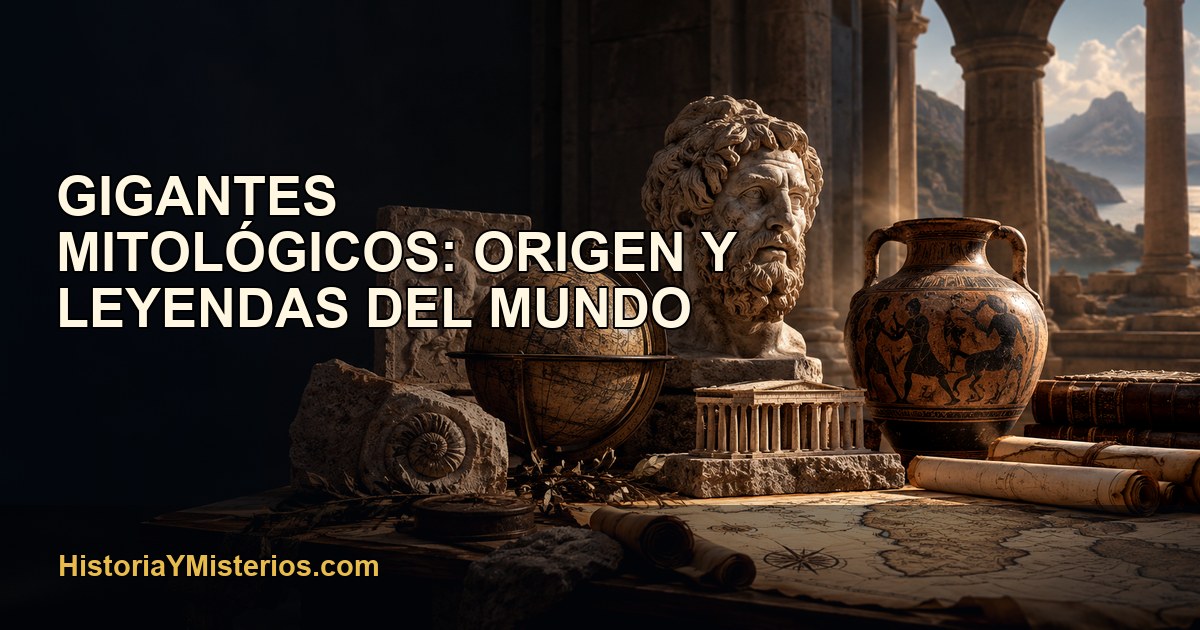 Gigantes mitológicos: origen y leyendas del mundo — imagen editorial de HistoriaYMisterios.com