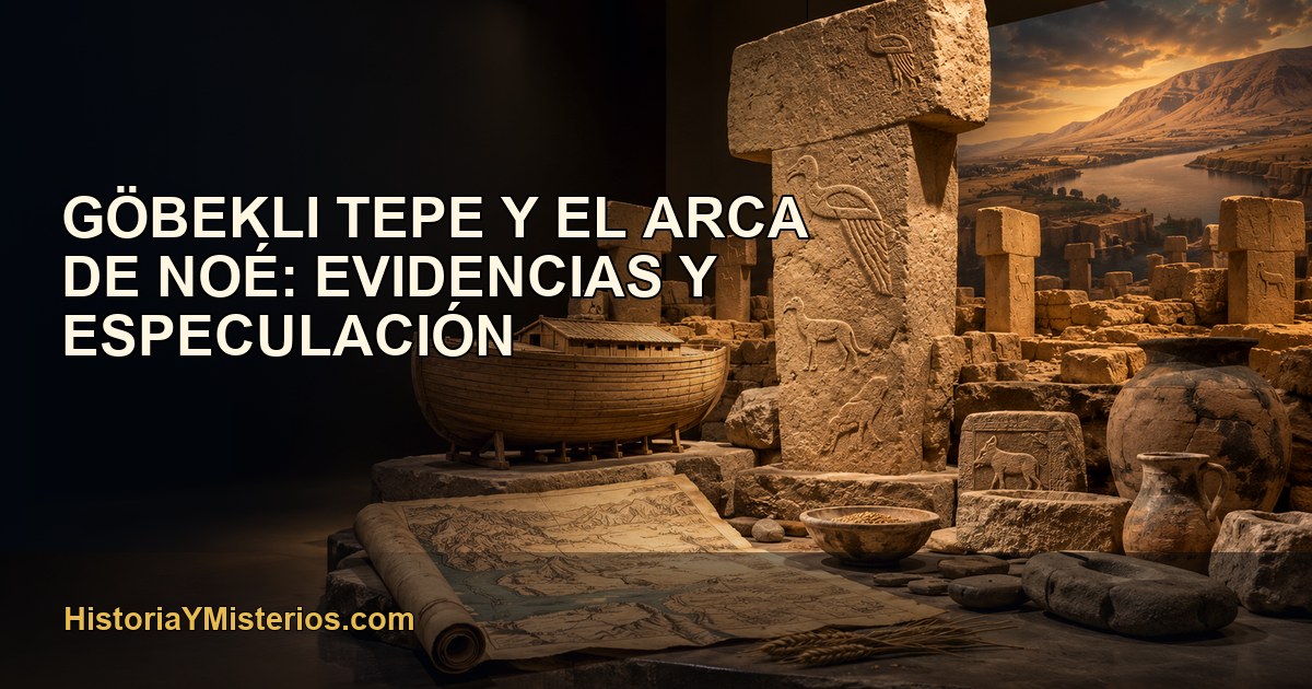 Göbekli Tepe y el Arca de Noé: evidencias y especulación — imagen editorial de HistoriaYMisterios.com