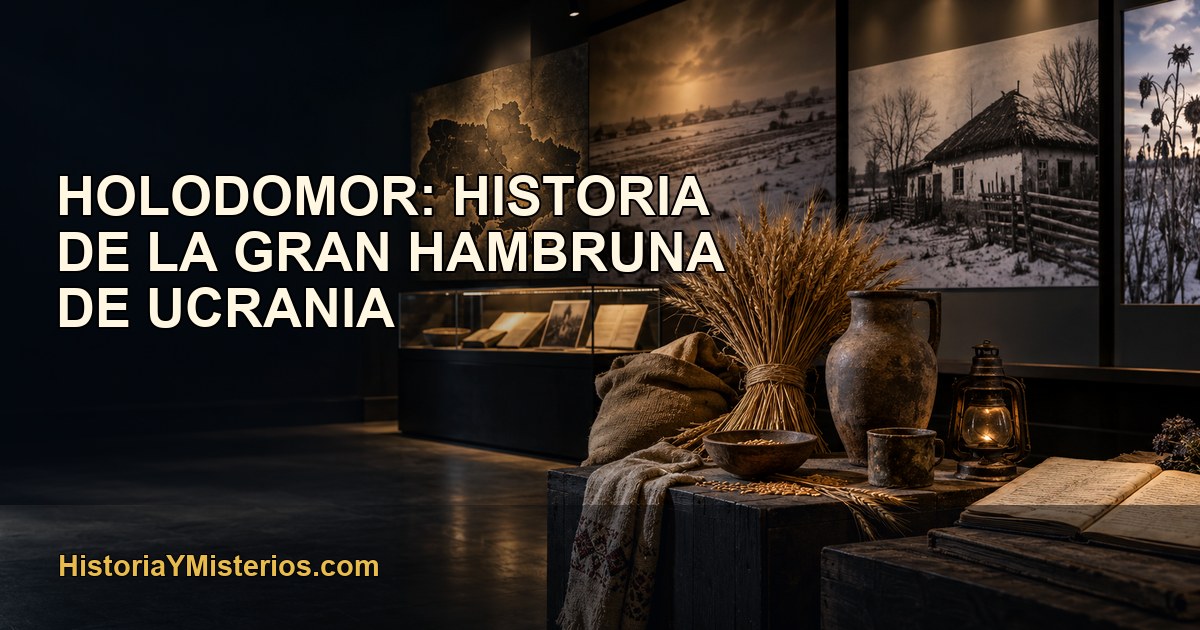Holodomor: historia de la gran hambruna de Ucrania — imagen editorial de HistoriaYMisterios.com