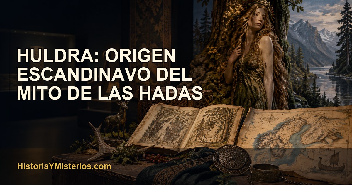Huldra: origen escandinavo del mito de las hadas — imagen editorial de HistoriaYMisterios.com