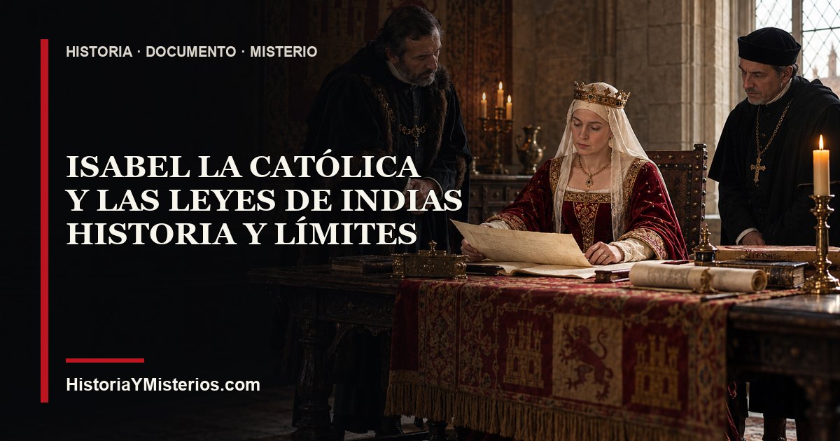 Isabel la Católica y las Leyes de Indias en una cámara real castellana del siglo XV