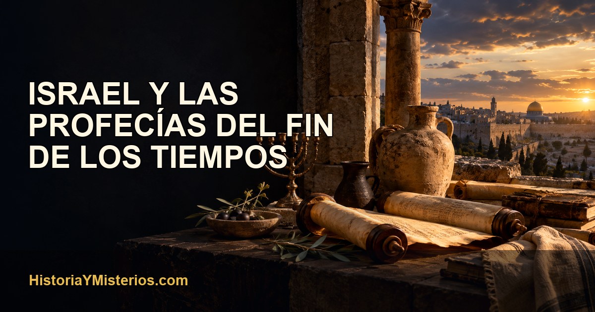 Israel y las Profecías del fin de los tiempos — imagen editorial de HistoriaYMisterios.com