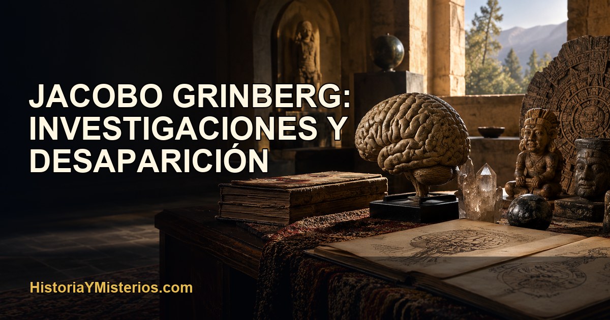 Jacobo Grinberg: investigaciones y desaparición — imagen editorial de HistoriaYMisterios.com