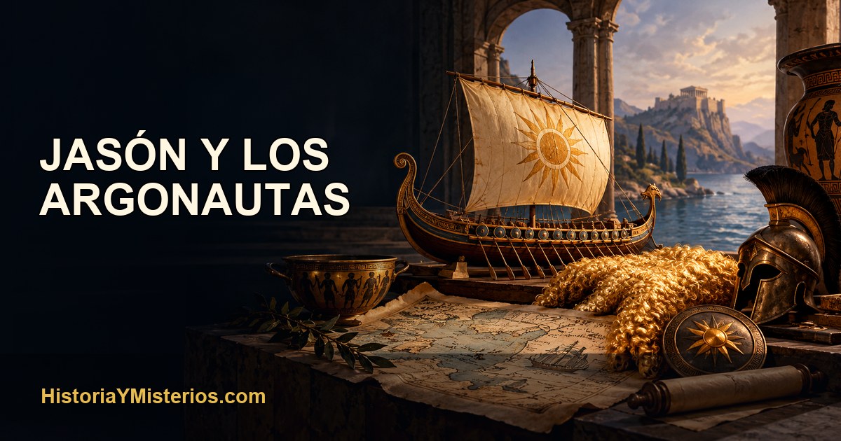 Jasón y los Argonautas — imagen editorial de HistoriaYMisterios.com