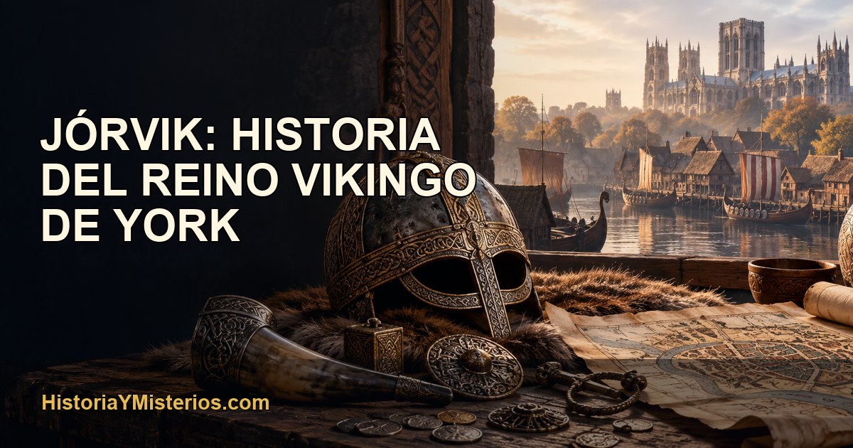 Jórvik: historia del reino vikingo de York — imagen editorial de HistoriaYMisterios.com