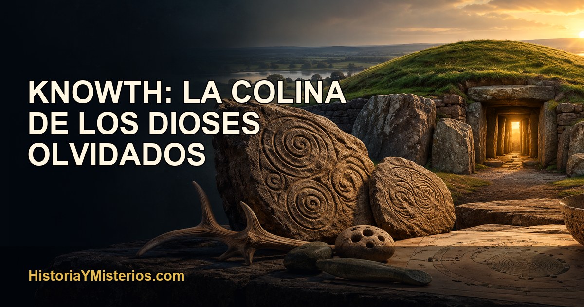 Knowth: la colina de los dioses olvidados — imagen editorial de HistoriaYMisterios.com