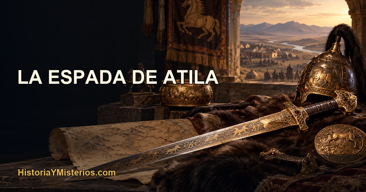 La Espada de Atila — imagen editorial de HistoriaYMisterios.com
