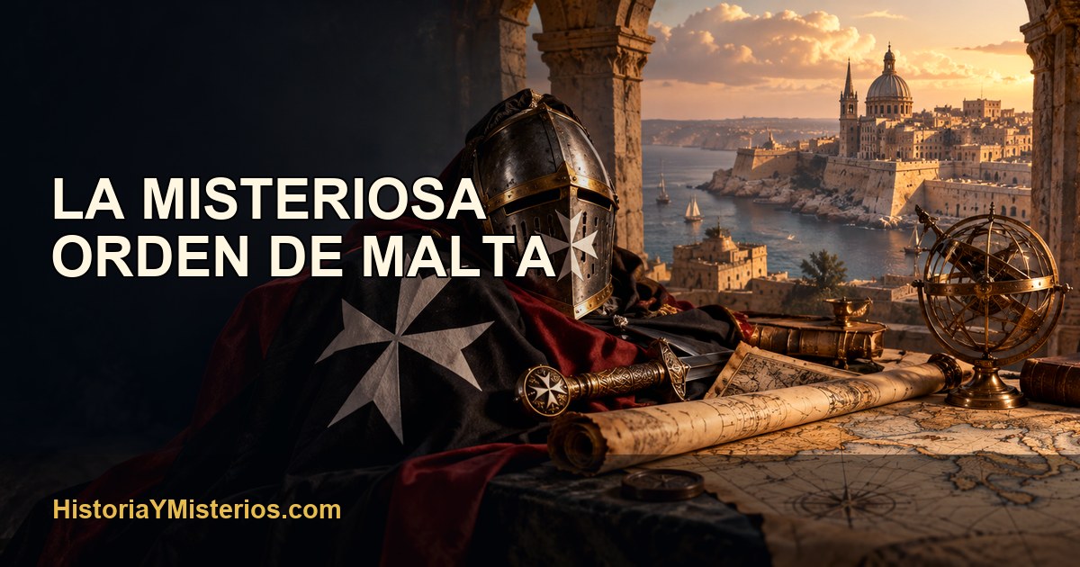 La misteriosa Orden de Malta — imagen editorial de HistoriaYMisterios.com