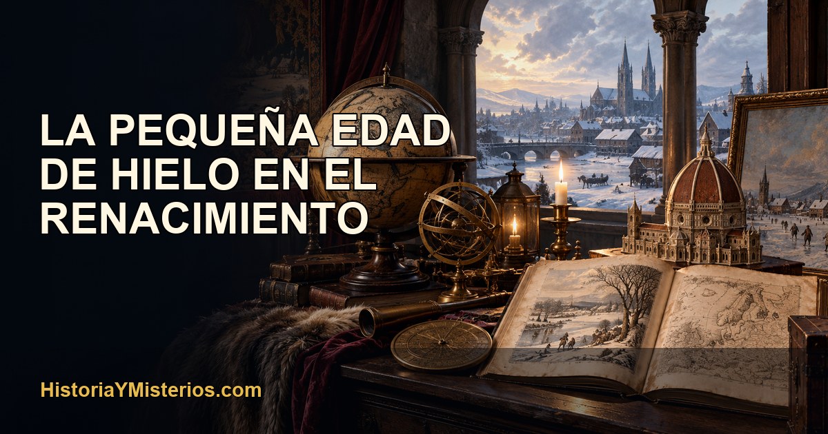 La Pequeña Edad de Hielo en el Renacimiento — imagen editorial de HistoriaYMisterios.com