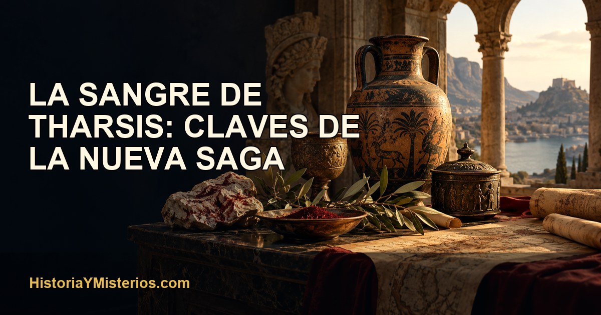 La Sangre de Tharsis: claves de la nueva saga — imagen editorial de HistoriaYMisterios.com