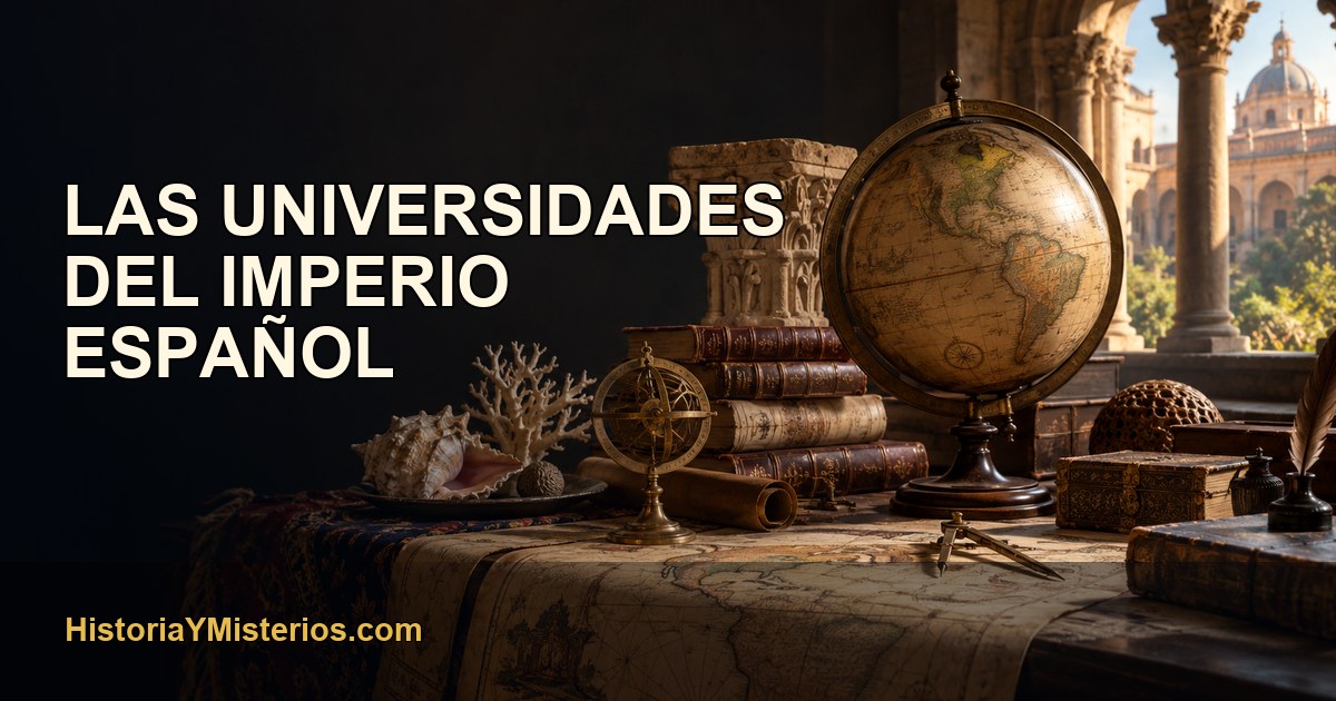 Las universidades del Imperio Español — imagen editorial de HistoriaYMisterios.com