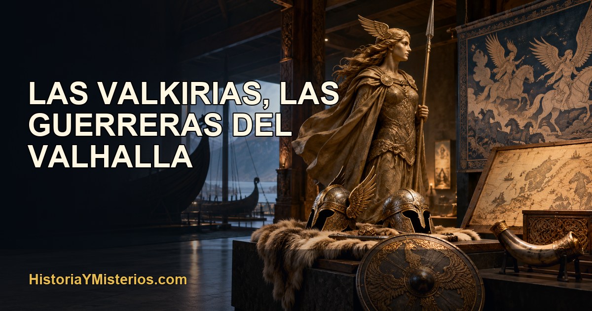 Las Valkirias, las guerreras del Valhalla — imagen editorial de HistoriaYMisterios.com