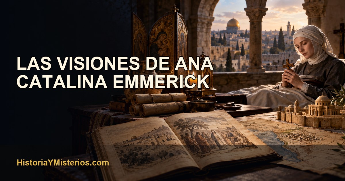 Las visiones de Ana Catalina Emmerick — imagen editorial de HistoriaYMisterios.com