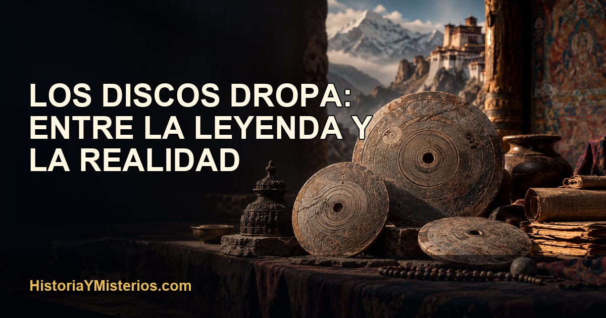 Los Discos Dropa: Entre la Leyenda y la Realidad — imagen editorial de HistoriaYMisterios.com