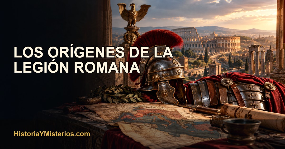 Los orígenes de la Legión romana — imagen editorial de HistoriaYMisterios.com
