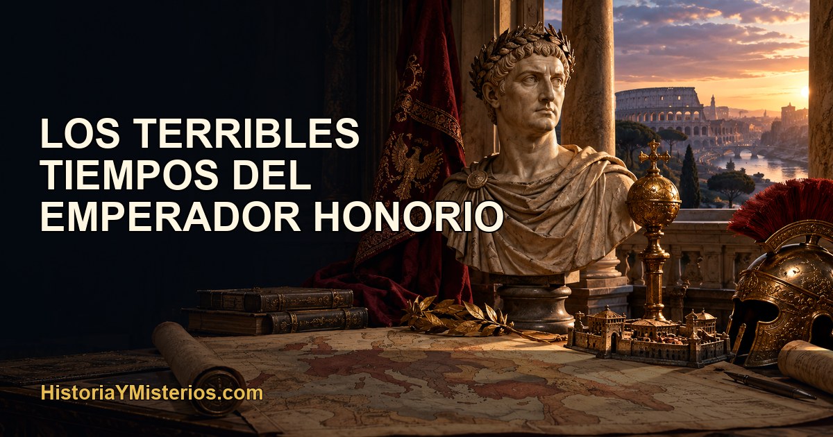 Los terribles tiempos del emperador Honorio — imagen editorial de HistoriaYMisterios.com