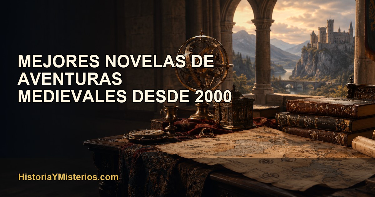 Mejores novelas de aventuras medievales desde 2000 — imagen editorial de HistoriaYMisterios.com