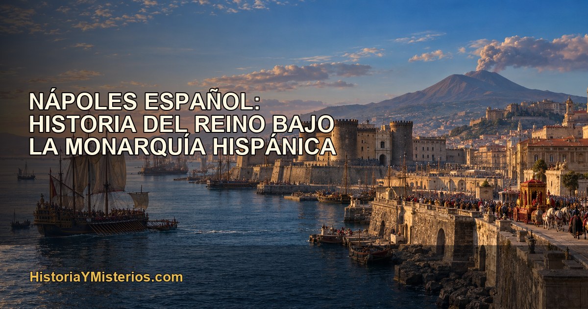 Puerto de Nápoles durante el gobierno de la Monarquía Hispánica