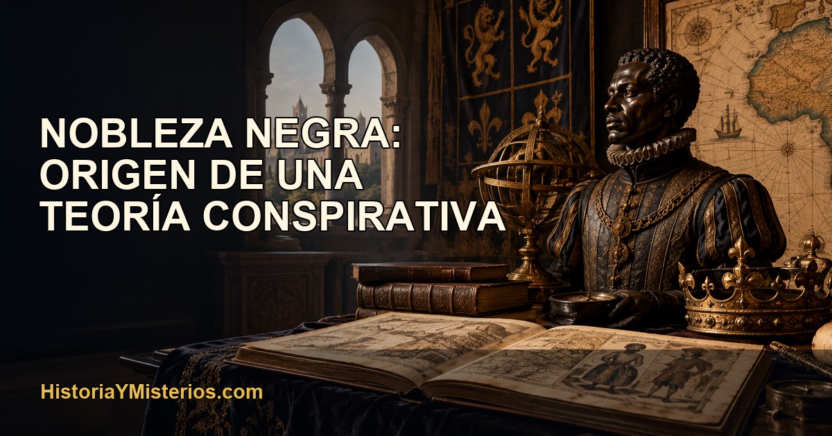 Nobleza Negra: origen de una teoría conspirativa — imagen editorial de HistoriaYMisterios.com