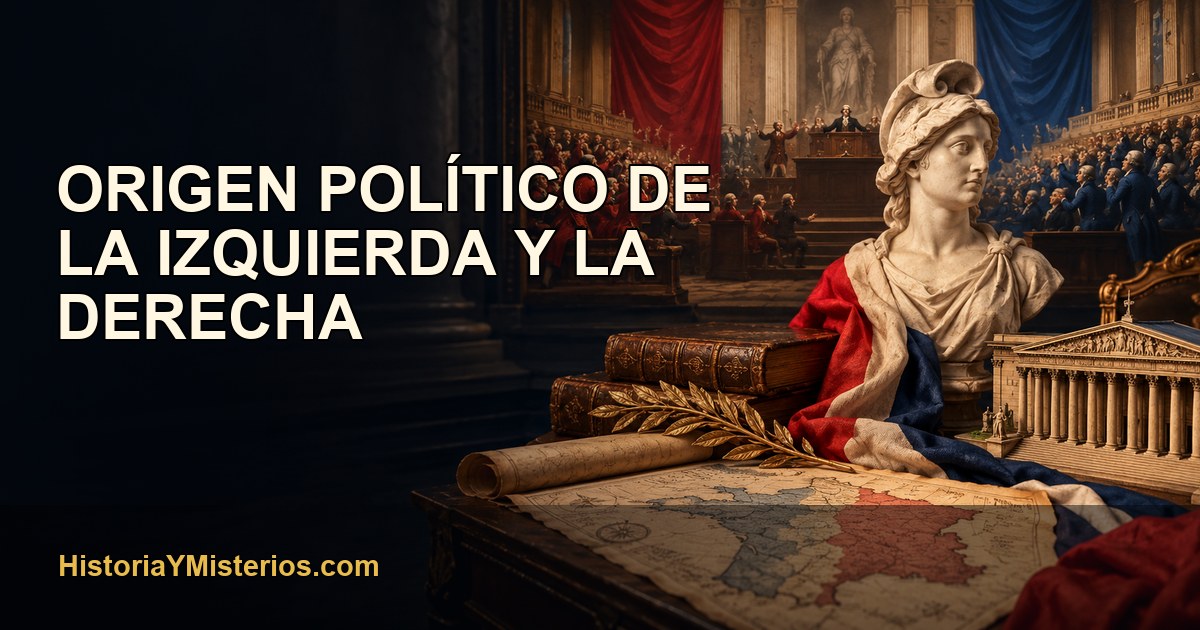 Origen político de la izquierda y la derecha — imagen editorial de HistoriaYMisterios.com
