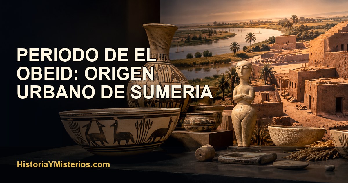 Periodo de El Obeid: origen urbano de Sumeria — imagen editorial de HistoriaYMisterios.com