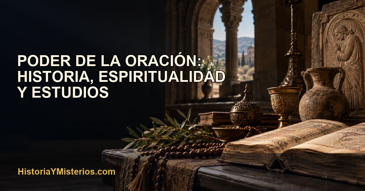 Poder de la oración: historia, espiritualidad y estudios — imagen editorial de HistoriaYMisterios.com