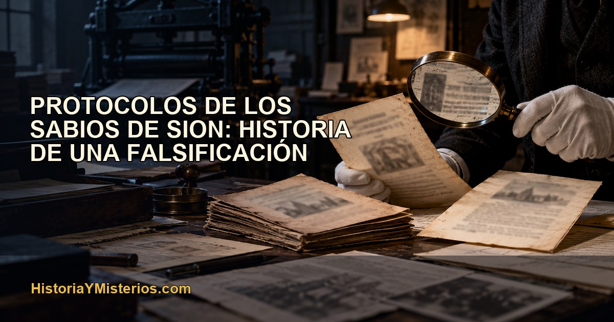 Investigación documental que demuestra la falsificación de los Protocolos de los Sabios de Sion
