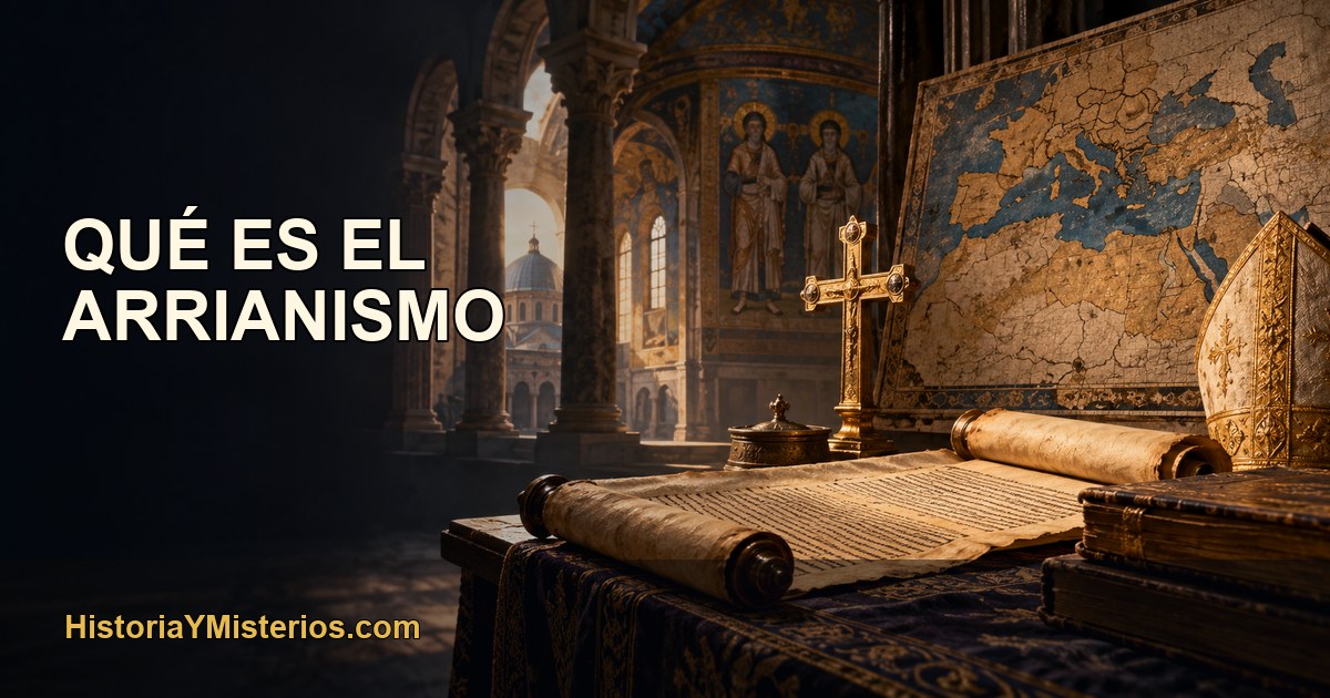 Qué es el arrianismo — imagen editorial de HistoriaYMisterios.com