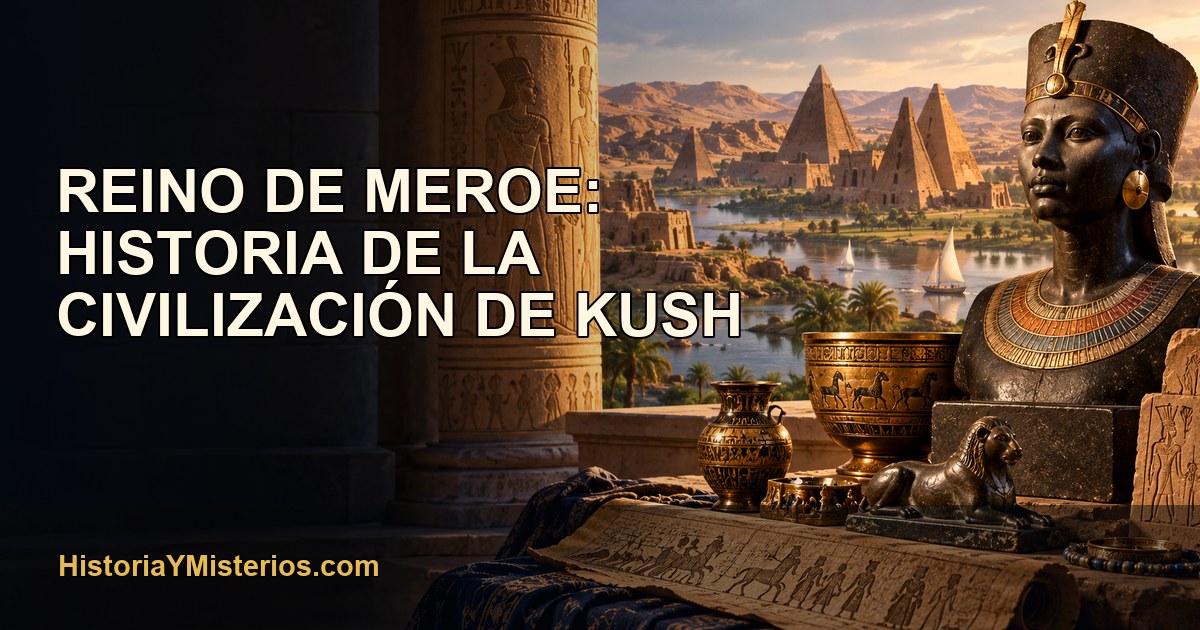 Reino de Meroe: historia de la civilización de Kush — imagen editorial de HistoriaYMisterios.com