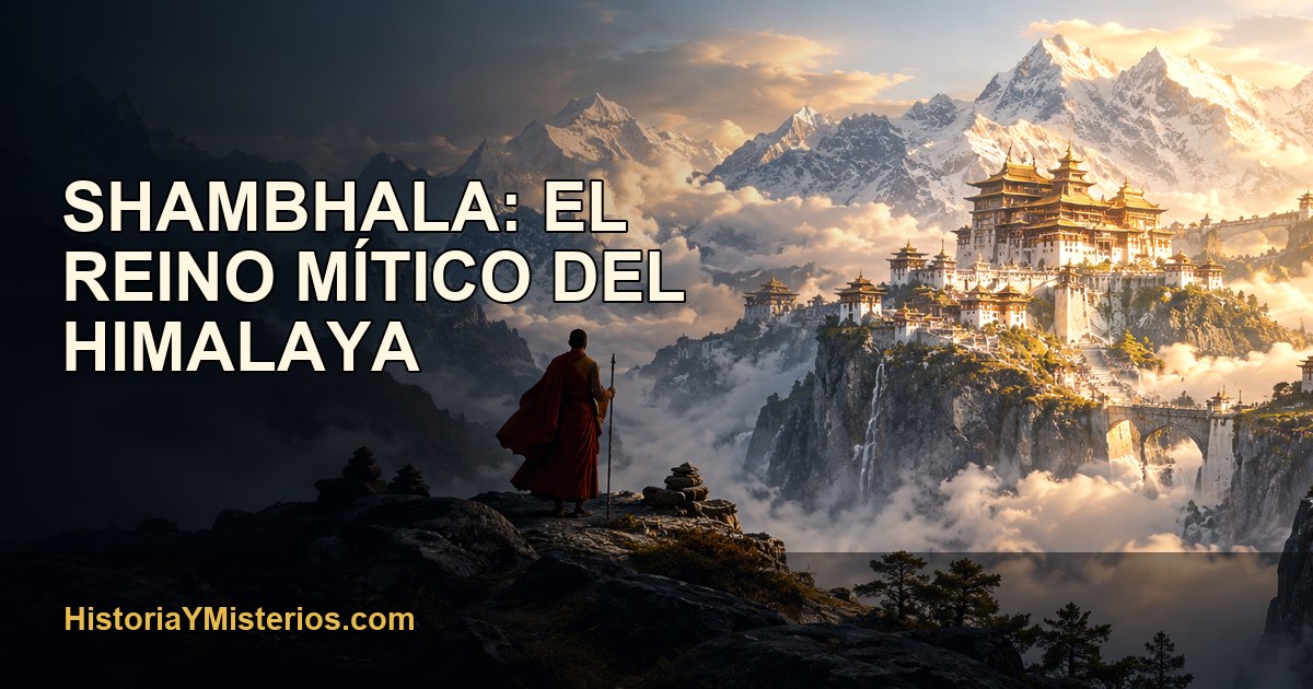 Shambhala: el reino mítico del Himalaya — imagen editorial de HistoriaYMisterios.com