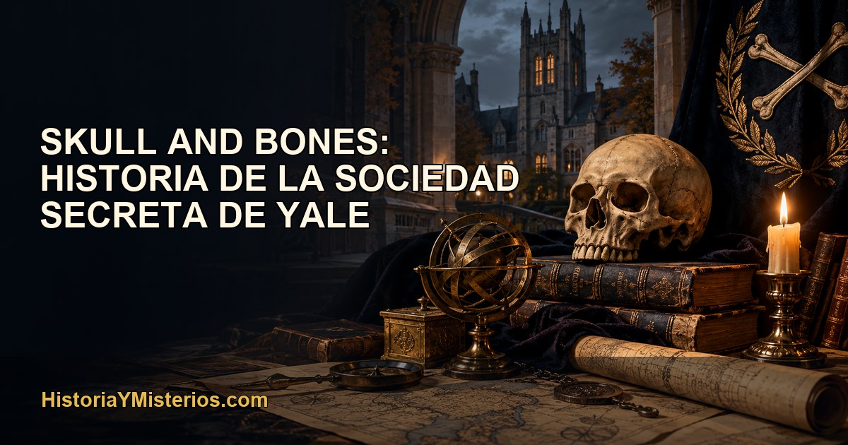 Skull and Bones: historia de la sociedad secreta de Yale — imagen editorial de HistoriaYMisterios.com