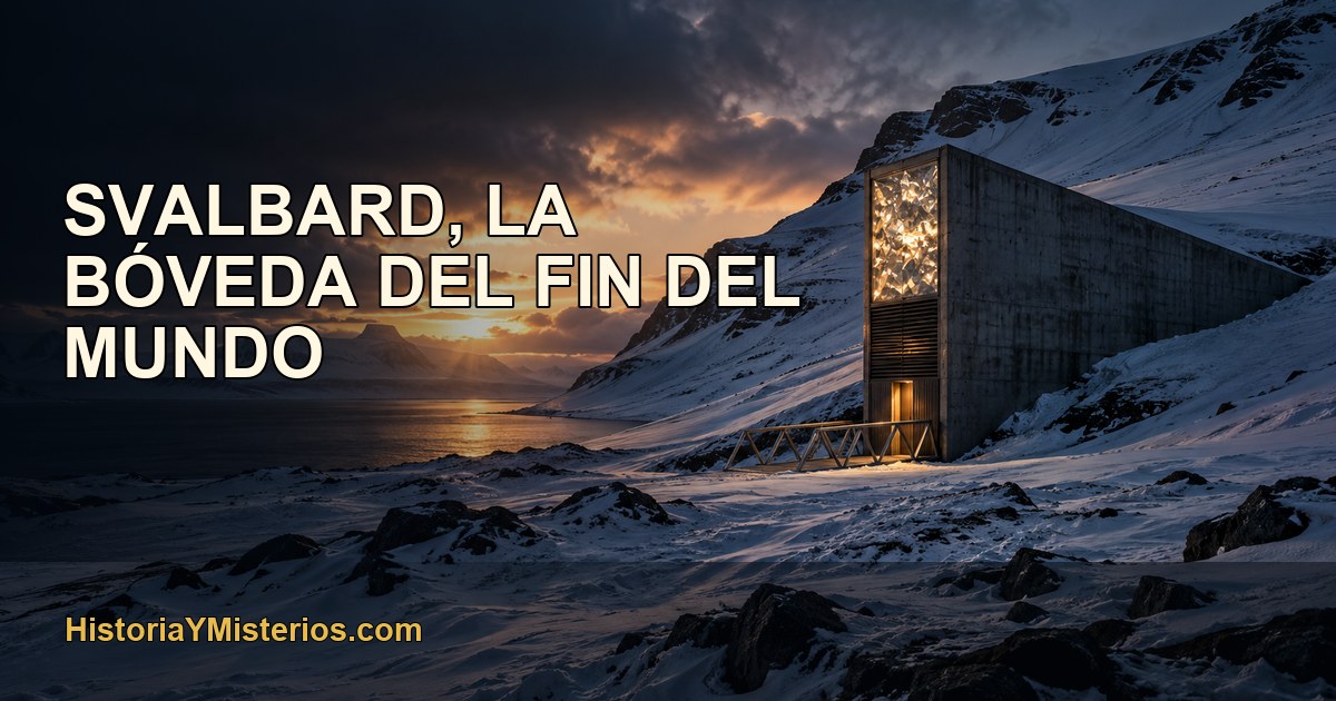 Svalbard, la bóveda del fin del mundo — imagen editorial de HistoriaYMisterios.com