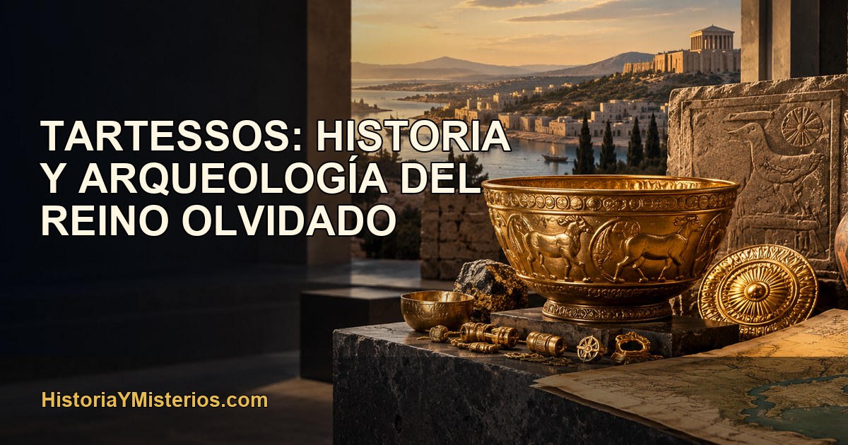 Tartessos: historia y arqueología del reino olvidado — imagen editorial de HistoriaYMisterios.com