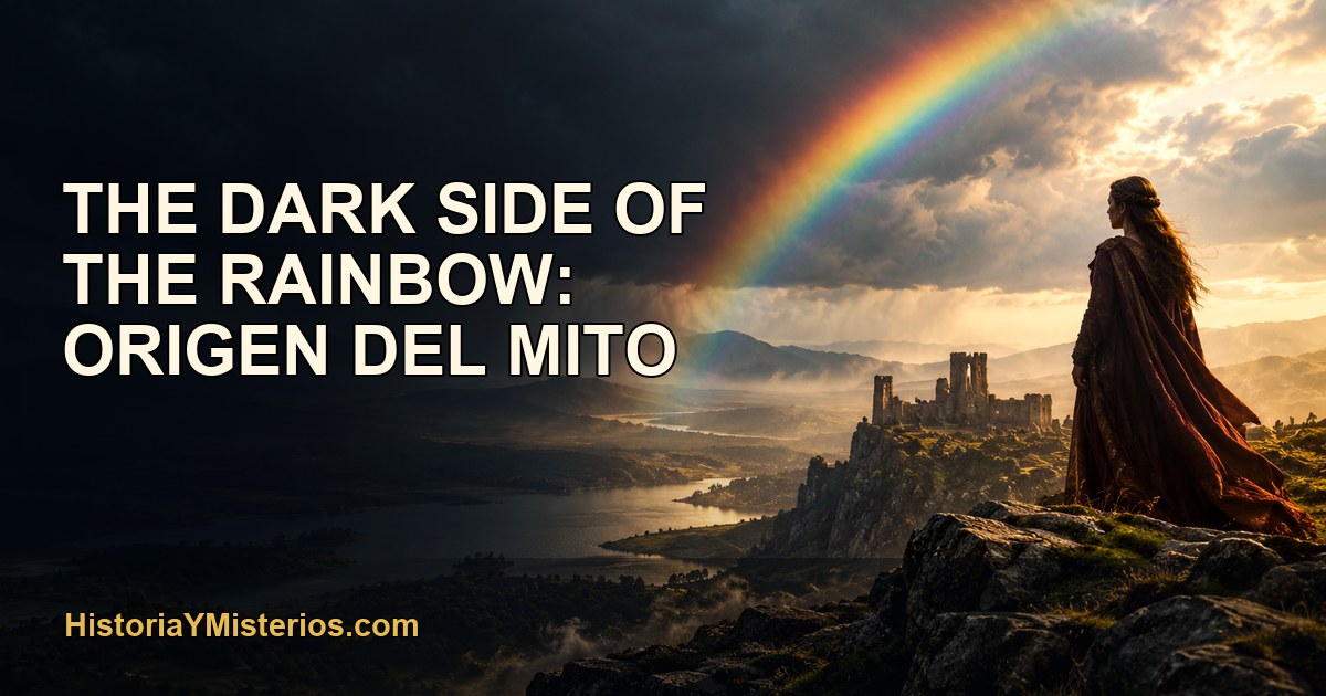 The Dark Side of the Rainbow: origen del mito — imagen editorial de HistoriaYMisterios.com