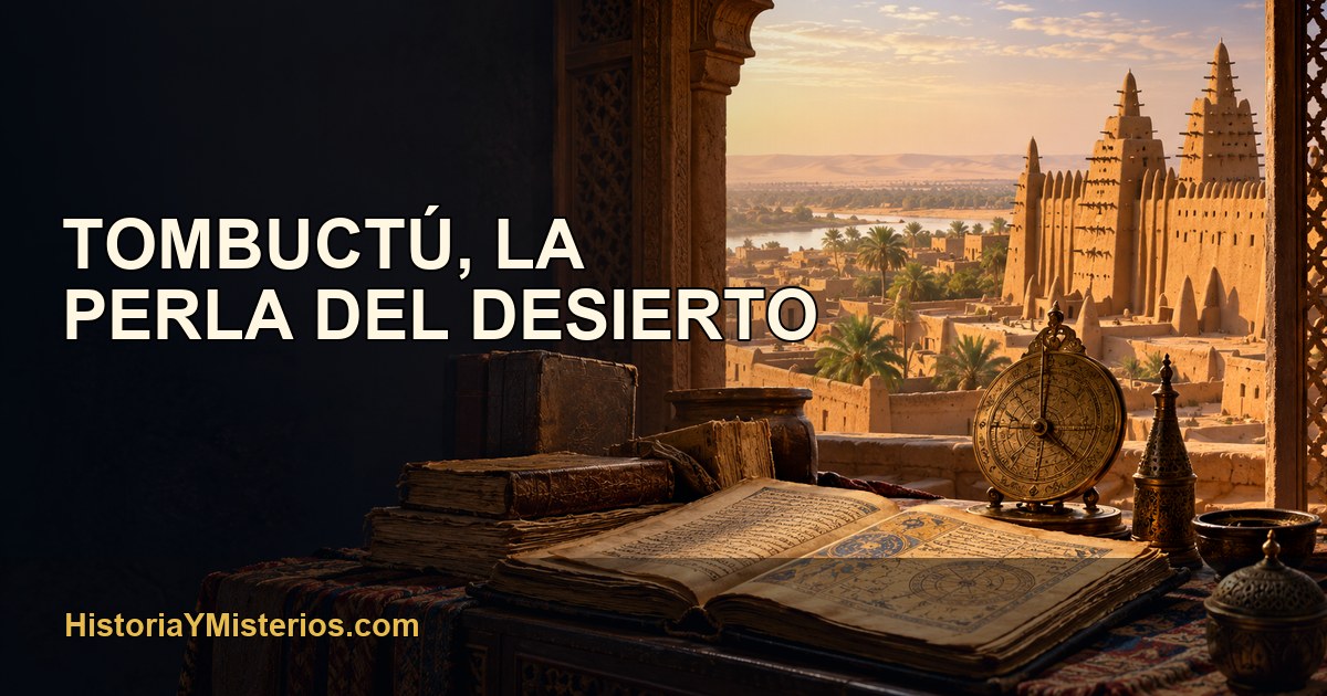 Tombuctú, la Perla del Desierto — imagen editorial de HistoriaYMisterios.com
