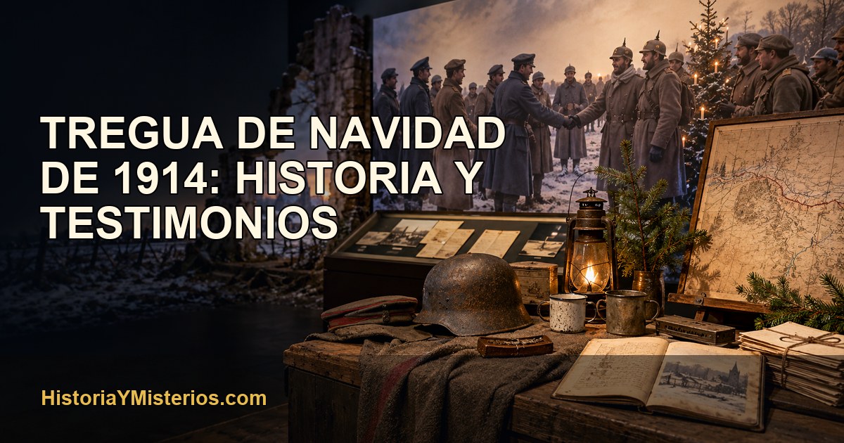 Tregua de Navidad de 1914: historia y testimonios — imagen editorial de HistoriaYMisterios.com