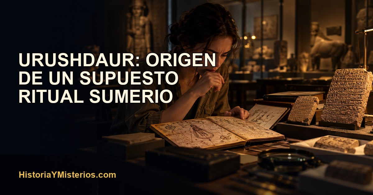 Tablillas sumerias comparadas con un manuscrito ocultista moderno sobre Urushdaur